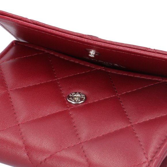 CHANEL Red Leather Wallet - Picture 6 of 6